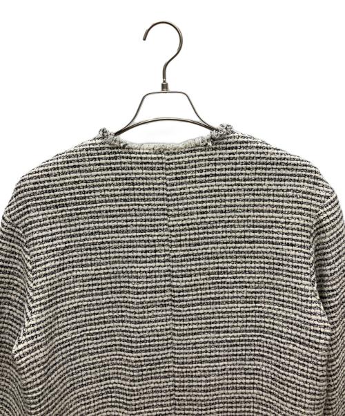 LESSAGE（レサージュ）LESSAGE (レサージュ) ツイードジャケット ブラック×ホワイト サイズ:Freeの古着・服飾アイテム