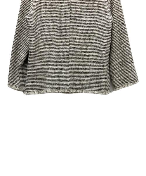 LESSAGE（レサージュ）LESSAGE (レサージュ) ツイードジャケット ブラック×ホワイト サイズ:Freeの古着・服飾アイテム