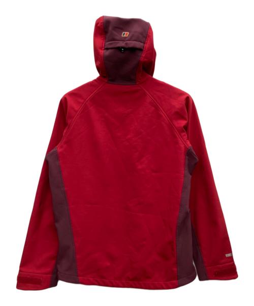 Berghaus（バーグハウス）Berghaus (バーグハウス) ブレトンソフトシェルジャケット レッド×パープル サイズ:Lの古着・服飾アイテム
