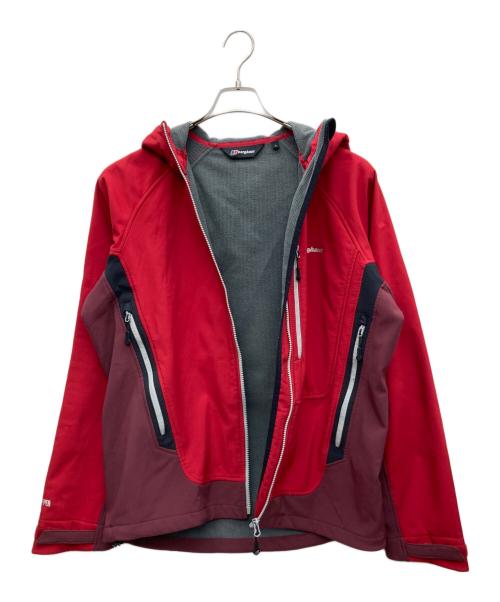 Berghaus（バーグハウス）Berghaus (バーグハウス) ブレトンソフトシェルジャケット レッド×パープル サイズ:Lの古着・服飾アイテム