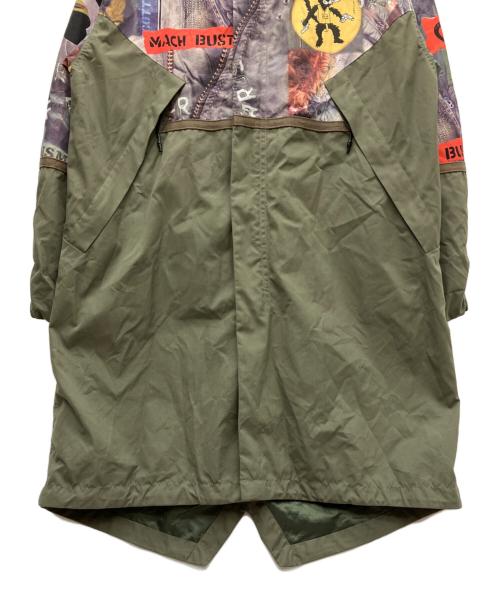 AVIREX（アヴィレックス）AVIREX (アヴィレックス) CON PASTE CUSTOM PHOTO PARKA カーキ サイズ:Lの古着・服飾アイテム