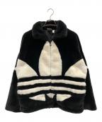 adidasアディダス）の古着「ファージャケット」｜ブラック