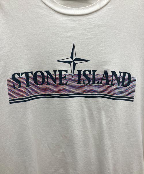 STONE ISLAND（ストーンアイランド）STONE ISLAND (ストーンアイランド) Tシャツ ホワイト サイズ:Sの古着・服飾アイテム