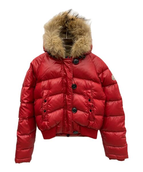 MONCLER（モンクレール）MONCLER (モンクレール) ダウンジャケット レッド サイズ:SIZE 1の古着・服飾アイテム