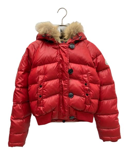 MONCLER（モンクレール）MONCLER (モンクレール) ダウンジャケット レッド サイズ:SIZE 1の古着・服飾アイテム