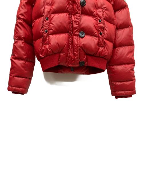 MONCLER（モンクレール）MONCLER (モンクレール) ダウンジャケット レッド サイズ:SIZE 1の古着・服飾アイテム