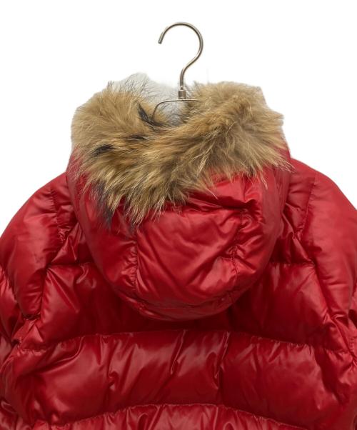 MONCLER（モンクレール）MONCLER (モンクレール) ダウンジャケット レッド サイズ:SIZE 1の古着・服飾アイテム