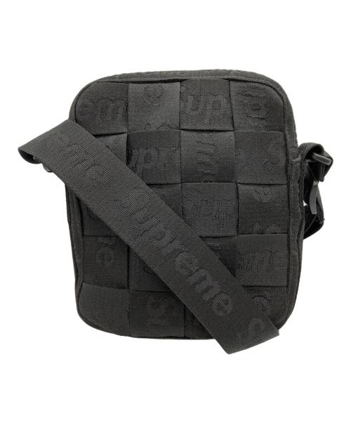 SUPREME（シュプリーム）Supreme (シュプリーム) Woven Shoulder Bag ブラックの古着・服飾アイテム