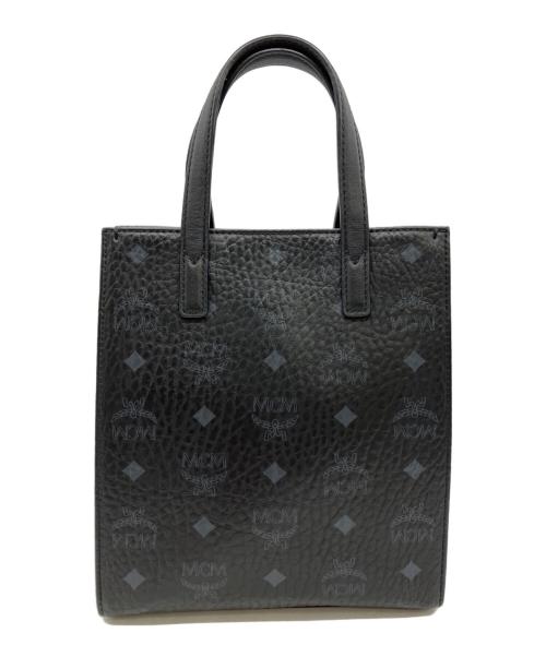 MCM（エムシーエム）MCM (エムシーエム) Mini Aren Tote in Visetos ブラックの古着・服飾アイテム