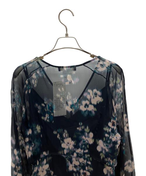 Max Mara Studio（マックスマーラ ストゥディオ）Max Mara Studio (マックスマーラ ストゥディオ) 長袖ワンピース ネイビー サイズ:SIZE L (44) 未使用品の古着・服飾アイテム