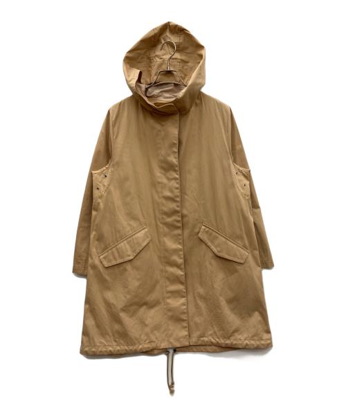 23区（ニジュウサンク）23区 (ニジュウサンク) LIMONTA (リモンタ) フーデッドコート ベージュ サイズ:44の古着・服飾アイテム
