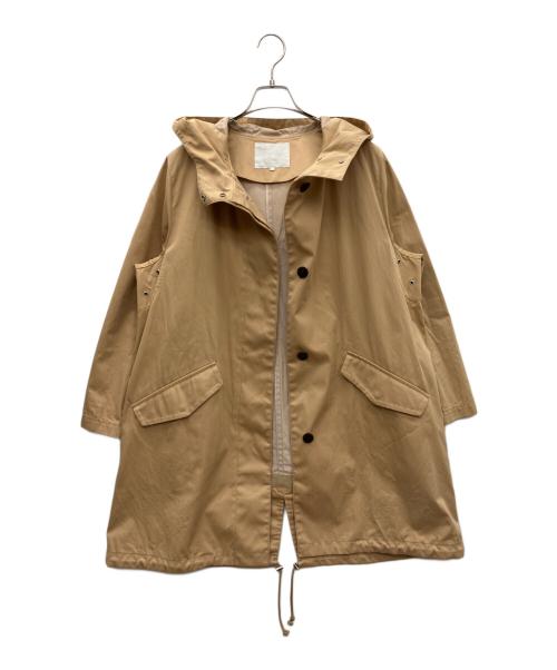23区（ニジュウサンク）23区 (ニジュウサンク) LIMONTA (リモンタ) フーデッドコート ベージュ サイズ:44の古着・服飾アイテム