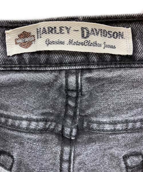 HARLEY-DAVIDSON（ハーレーダビッドソン）HARLEY-DAVIDSON (ハーレーダビッドソン) デニムパンツ ブラック サイズ:14の古着・服飾アイテム