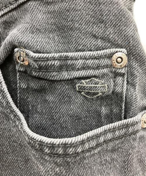 HARLEY-DAVIDSON（ハーレーダビッドソン）HARLEY-DAVIDSON (ハーレーダビッドソン) デニムパンツ ブラック サイズ:14の古着・服飾アイテム