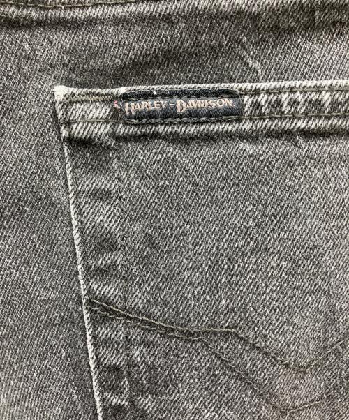 HARLEY-DAVIDSON（ハーレーダビッドソン）HARLEY-DAVIDSON (ハーレーダビッドソン) デニムパンツ ブラック サイズ:14の古着・服飾アイテム