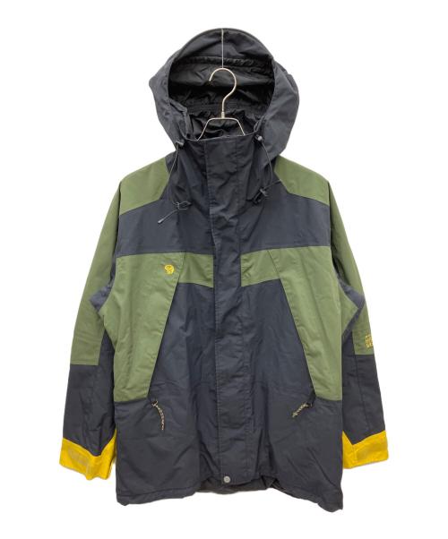 MOUNTAIN HARD WEAR（マウンテンハードウェア）MOUNTAIN HARD WEAR (マウンテンハードウェア) ナイロンジャケット ブラック×グリーン サイズ:SIZE XLの古着・服飾アイテム