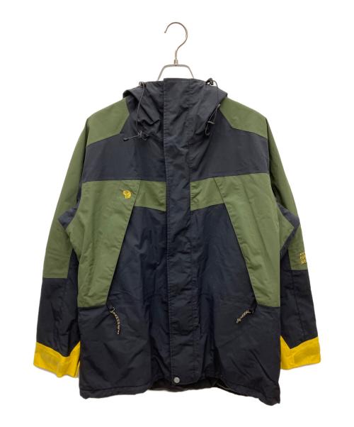MOUNTAIN HARD WEAR（マウンテンハードウェア）MOUNTAIN HARD WEAR (マウンテンハードウェア) ナイロンジャケット ブラック×グリーン サイズ:SIZE XLの古着・服飾アイテム