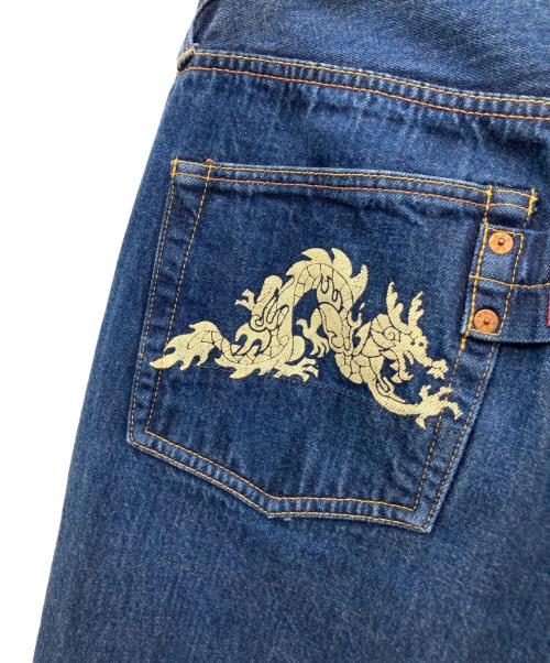 EVISU（エヴィス）EVISU (エヴィス) デニムパンツ インディゴ サイズ:Ｗ34の古着・服飾アイテム