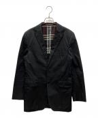 BURBERRY BLACK LABELバーバリーブラックレーベル）の古着「テーラードジャケット」｜ブラック