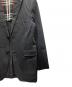 中古・古着 BURBERRY BLACK LABEL (バーバリーブラックレーベル) テーラードジャケット ブラック サイズ:M：6000円