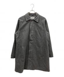 Universal Works（ユニバーサルワークス）の古着「ステンカラーコート」｜グレー