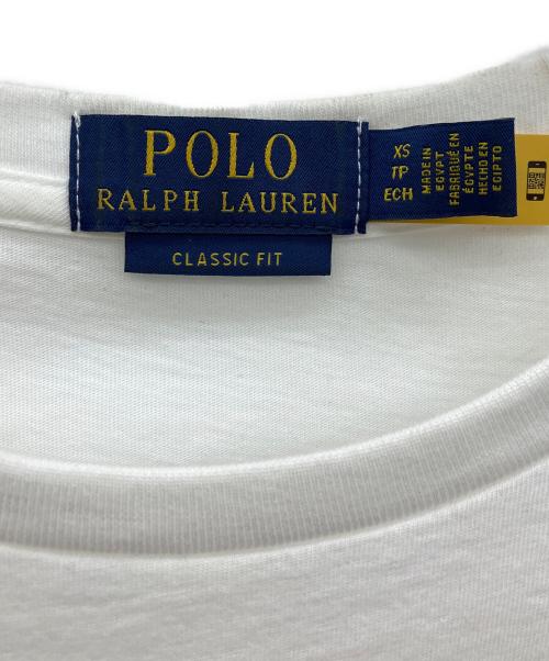 POLO RALPH LAUREN（ポロ・ラルフローレン）POLO RALPH LAUREN (ポロ・ラルフローレン) 半袖Tシャツ ホワイト サイズ:XSの古着・服飾アイテム