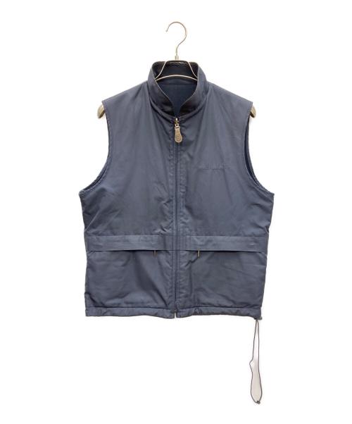 BURBERRY GOLF（バーバリーゴルフ）BURBERRY GOLF (バーバリーゴルフ) リバーシブルベスト ネイビー サイズ:SIZE Mの古着・服飾アイテム