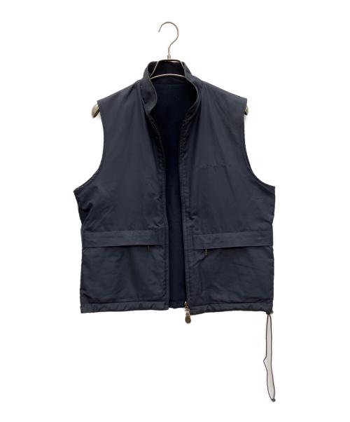 BURBERRY GOLF（バーバリーゴルフ）BURBERRY GOLF (バーバリーゴルフ) リバーシブルベスト ネイビー サイズ:SIZE Mの古着・服飾アイテム
