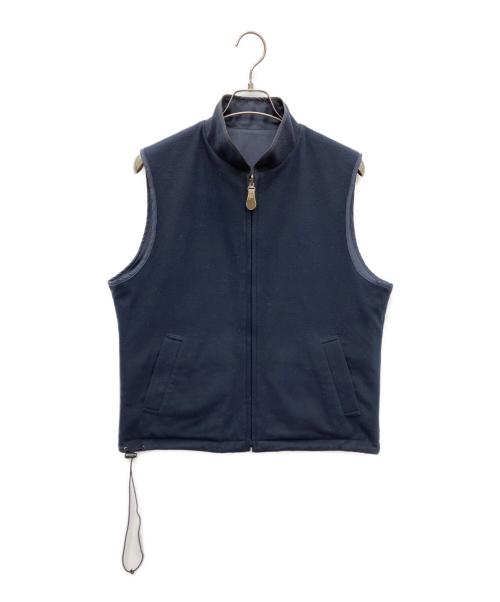 BURBERRY GOLF（バーバリーゴルフ）BURBERRY GOLF (バーバリーゴルフ) リバーシブルベスト ネイビー サイズ:SIZE Mの古着・服飾アイテム
