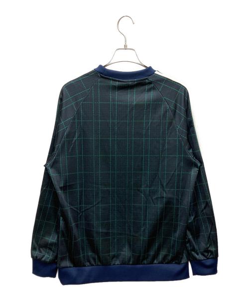 adidas（アディダス）adidas (アディダス) タータン クルーネック スウェット ブラック サイズ:なしの古着・服飾アイテム