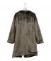 BEAUTY&YOUTH UNITED ARROWS (ビューティーアンドユースユナイテッドアローズ) フェイクファーノーカラーコート グレー サイズ:M：5000円