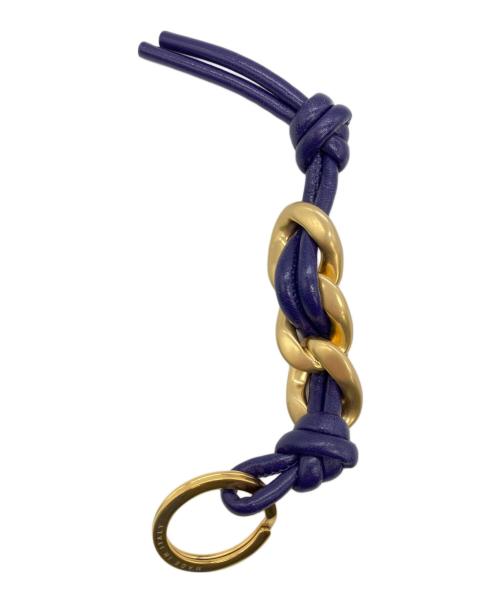 BOTTEGA VENETA（ボッテガベネタ）BOTTEGA VENETA (ボッテガベネタ) ノット キーリング パープルの古着・服飾アイテム