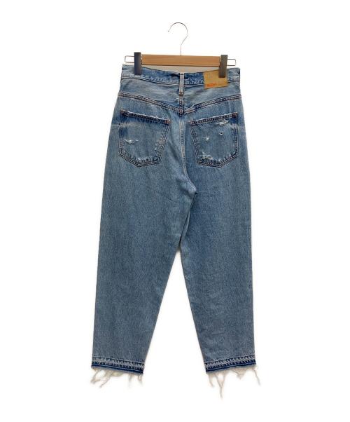 NEEDBY（ニードバイ）NEEDBY (ニードバイ) テーパードダメージデニム ブルー サイズ:SIZE W25の古着・服飾アイテム