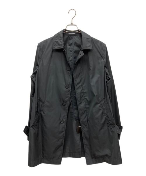 EMPORIO ARMANI（エンポリオアルマーニ）EMPORIO ARMANI (エンポリオアルマーニ) ステンカラーコート ブラック サイズ:SIZE 48 未使用品の古着・服飾アイテム