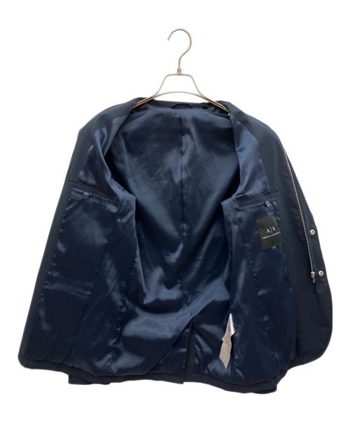 ARMANI EXCHANGE（アルマーニ エクスチェンジ）ARMANI EXCHANGE (アルマーニ エクスチェンジ) 2WAYラペル テーラードジャケット ネイビー サイズ:34の古着・服飾アイテム