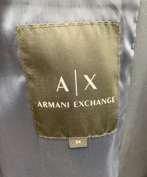 ARMANI EXCHANGE（アルマーニ エクスチェンジ）ARMANI EXCHANGE (アルマーニ エクスチェンジ) 2WAYラペル テーラードジャケット ネイビー サイズ:34の古着・服飾アイテム