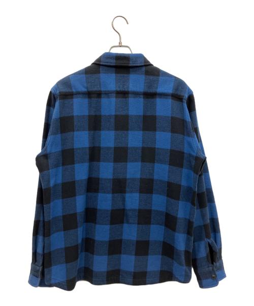 PENDLETON（ペンドルトン）PENDLETON (ペンドルトン) FREAK'S STORE (フリークスストア) シャツジャケット ブルー×ブラック サイズ:SIZE Lの古着・服飾アイテム