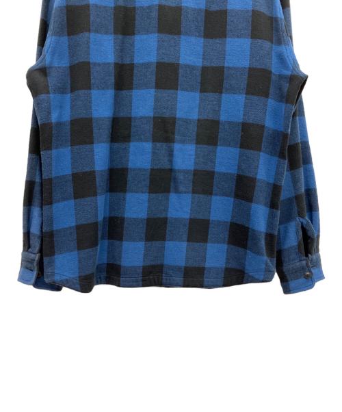 PENDLETON（ペンドルトン）PENDLETON (ペンドルトン) FREAK'S STORE (フリークスストア) シャツジャケット ブルー×ブラック サイズ:SIZE Lの古着・服飾アイテム