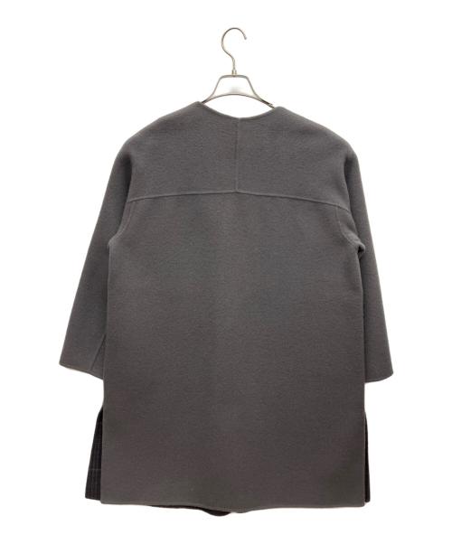 HUMAN WOMAN（ヒューマンウーマン）HUMAN WOMAN (ヒューマンウーマン) リバーコート グレー サイズ:Mの古着・服飾アイテム