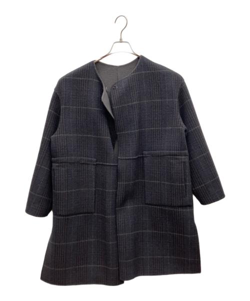 HUMAN WOMAN（ヒューマンウーマン）HUMAN WOMAN (ヒューマンウーマン) リバーコート グレー サイズ:Mの古着・服飾アイテム