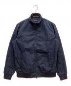 LAND'S ENDランズエンド）の古着「ハリントンジャケット」｜ネイビー