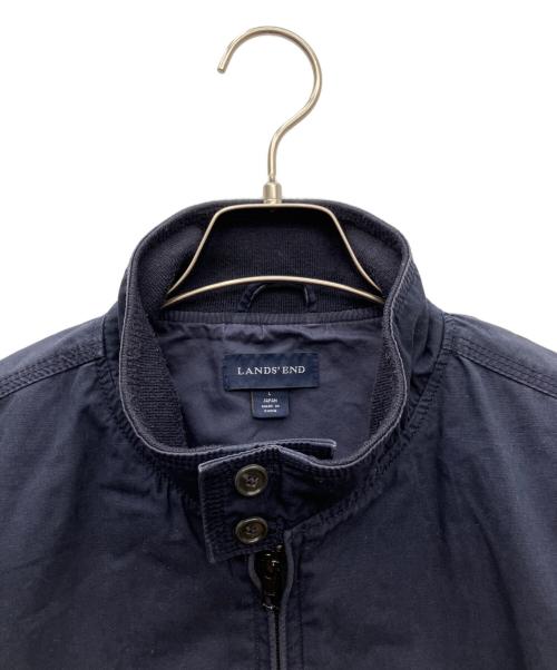 LAND'S END（ランズエンド）LAND'S END (ランズエンド) ハリントンジャケット ネイビー サイズ:SIZE Lの古着・服飾アイテム