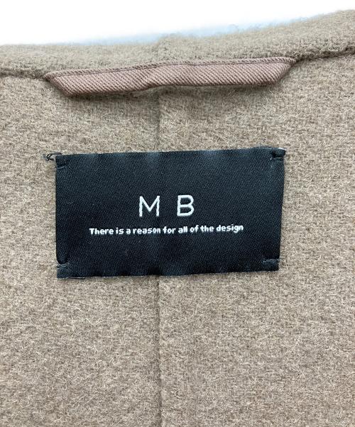 mb（エムビー）mb (エムビー) ウールハイエンドモッズコート ブラック サイズ:Mの古着・服飾アイテム