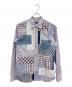 COMME des GARCONS（コムデギャルソン）の古着「パッチワークシャツ」｜ブルー