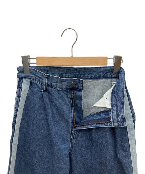 X-GIRL（エックスガール）X-girl (エックスガール) ワイドデニムパンツ インディゴ サイズ:SIZE Mの古着・服飾アイテム