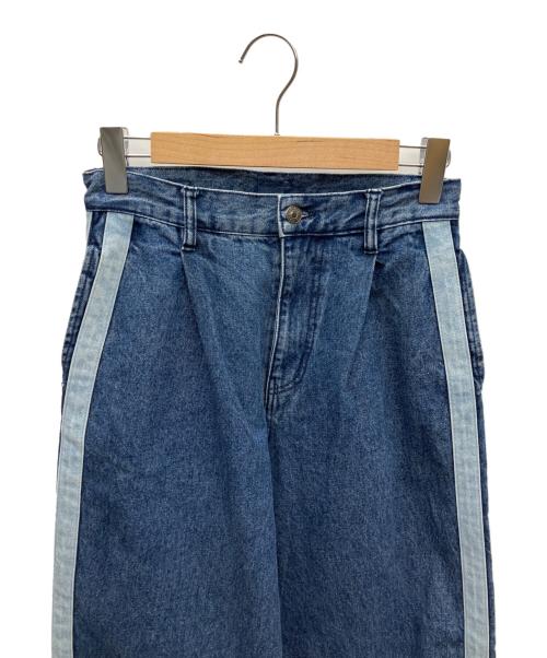 X-GIRL（エックスガール）X-girl (エックスガール) ワイドデニムパンツ インディゴ サイズ:SIZE Mの古着・服飾アイテム