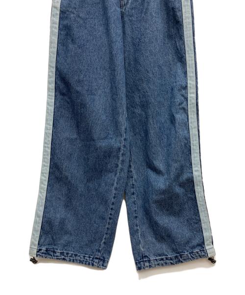 X-GIRL（エックスガール）X-girl (エックスガール) ワイドデニムパンツ インディゴ サイズ:SIZE Mの古着・服飾アイテム