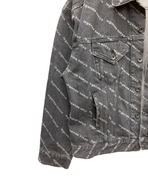 LEGENDA（レジェンダ）LEGENDA (レジェンダ) デニムジャケット ブラック サイズ:Fの古着・服飾アイテム