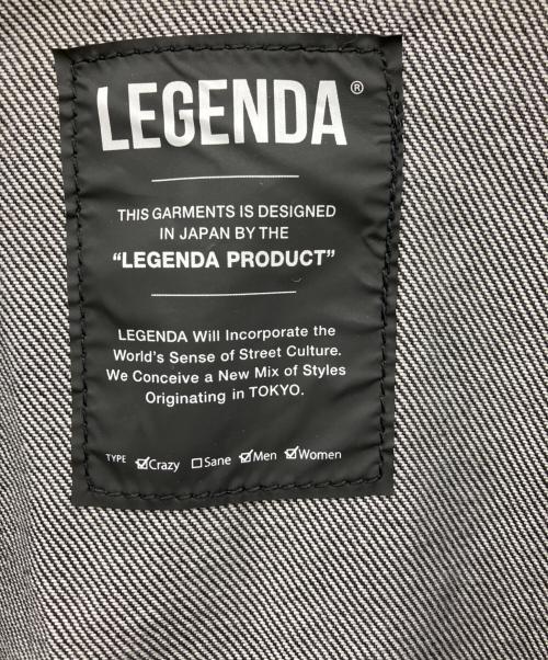 LEGENDA（レジェンダ）LEGENDA (レジェンダ) デニムジャケット ブラック サイズ:Fの古着・服飾アイテム