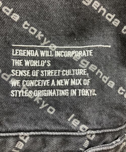 LEGENDA（レジェンダ）LEGENDA (レジェンダ) デニムジャケット ブラック サイズ:Fの古着・服飾アイテム